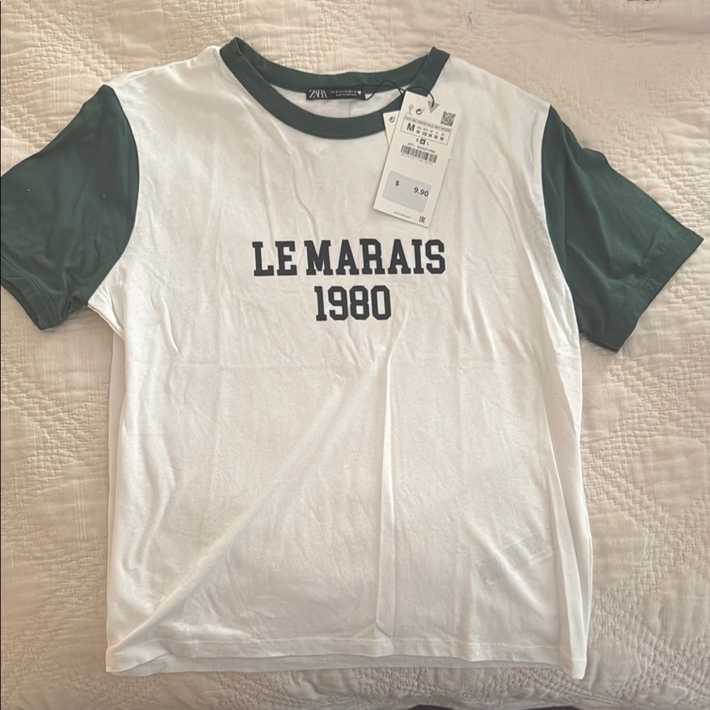 Zara Le Marais 1980 Graphic Tee